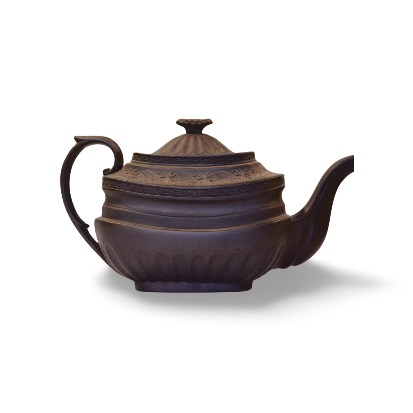 Teapot; silver shape