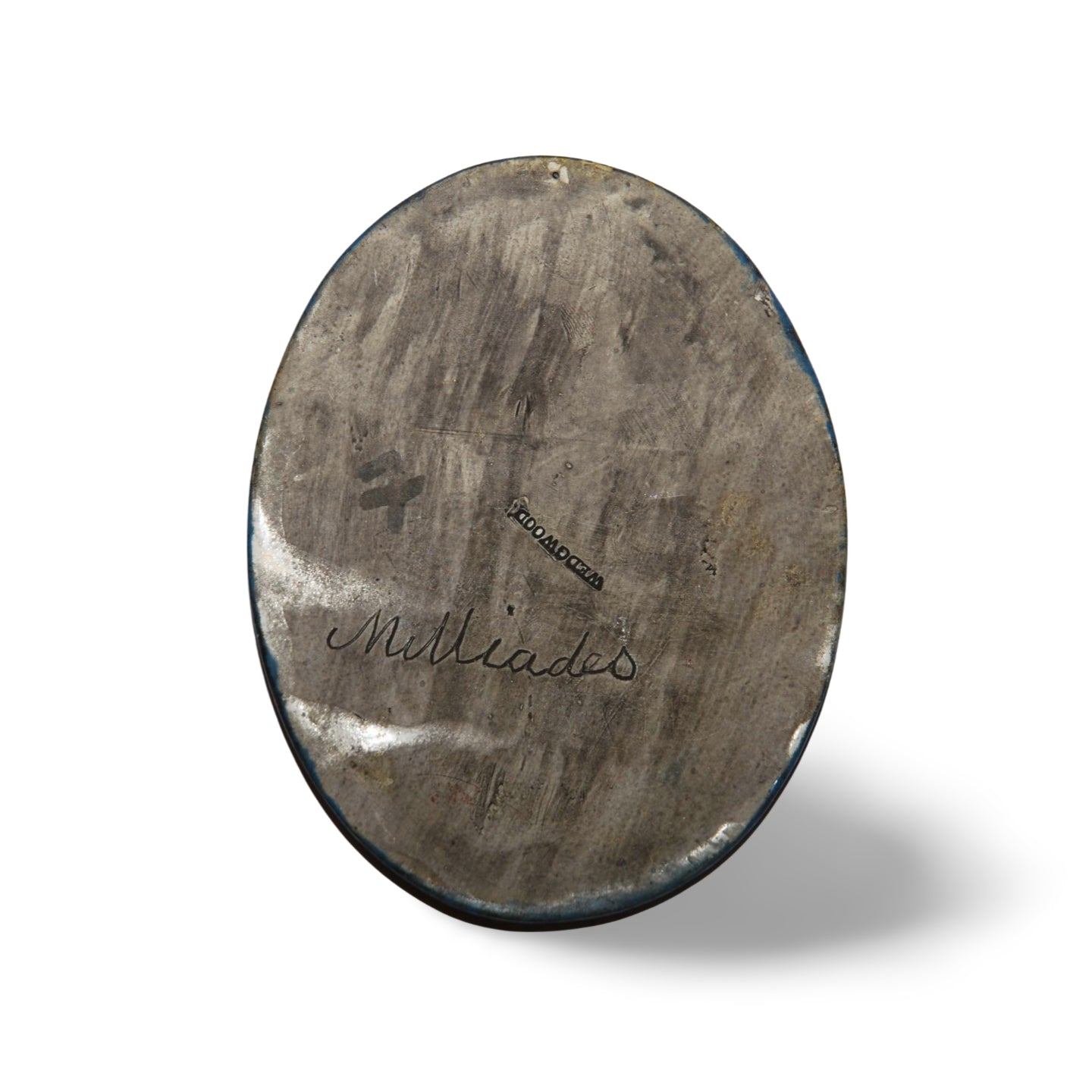 Cold painted medallion