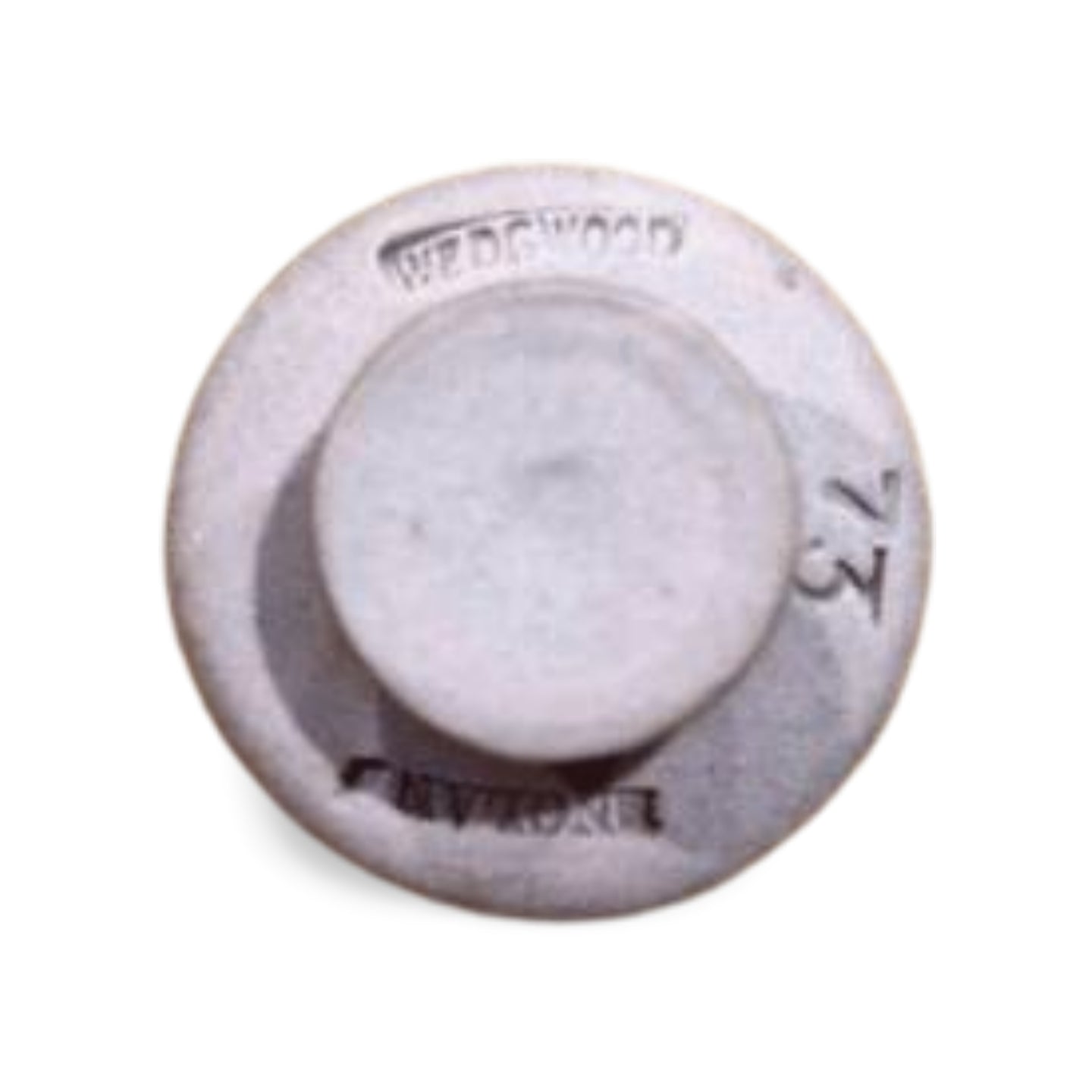 WIS button - Pink & White - 1982