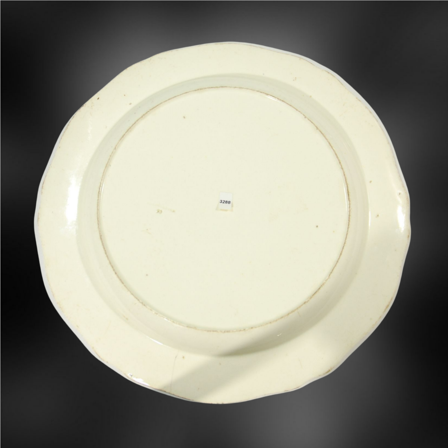 Plate: Ship with furled mainsail