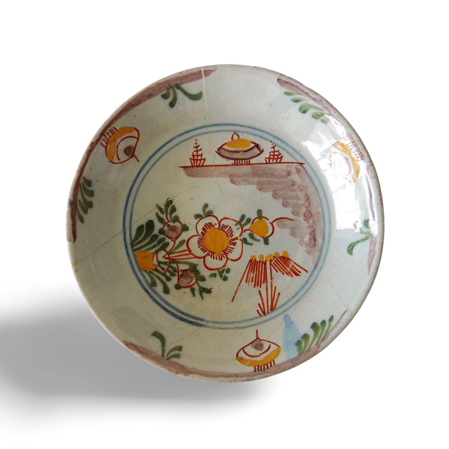 Group 7 tea bowls and 7 saucers