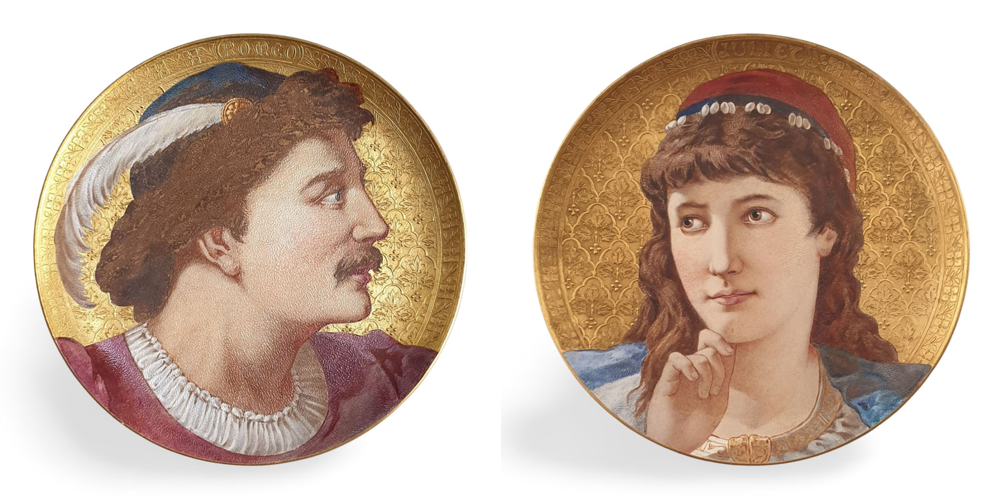 Pair Huge Roundels: Romeo & Juliet