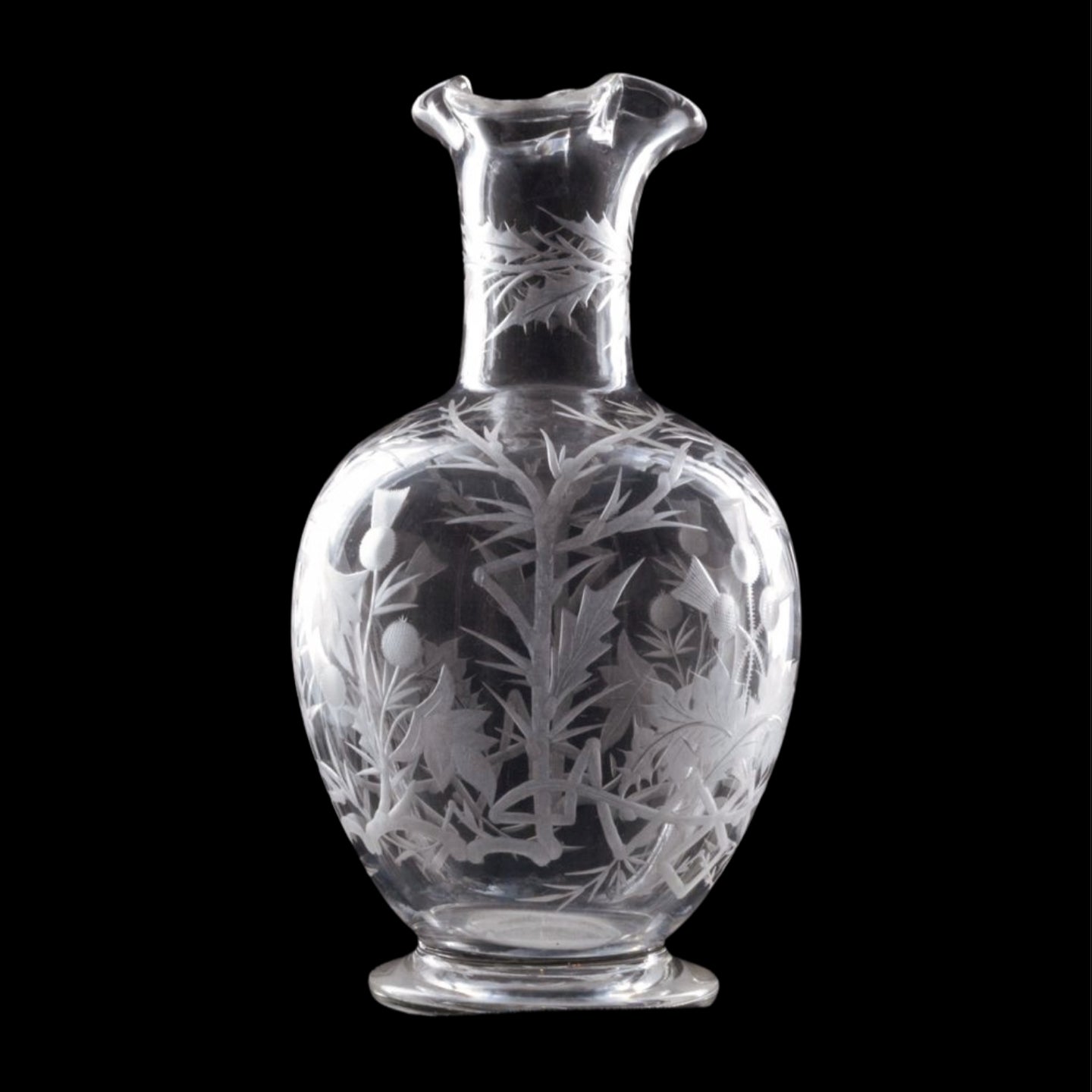 Stourbridge whisky carafe