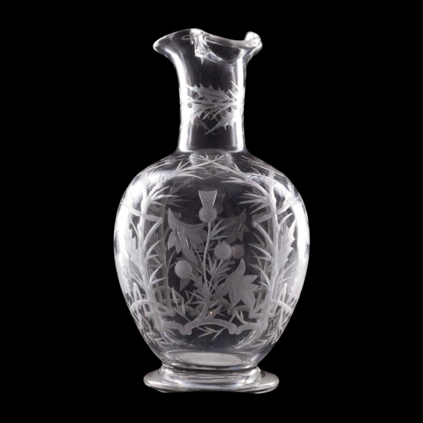 Stourbridge whisky carafe