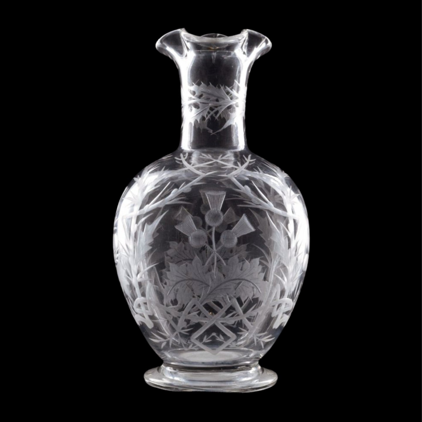 Stourbridge whisky carafe