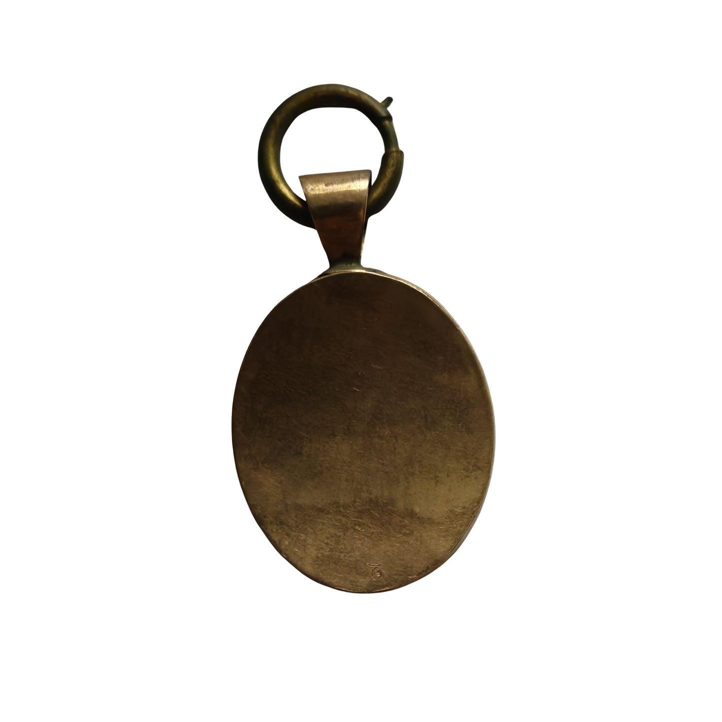 Miniature on ivory; man in short wig