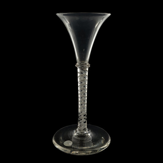 Trumpet wine glass