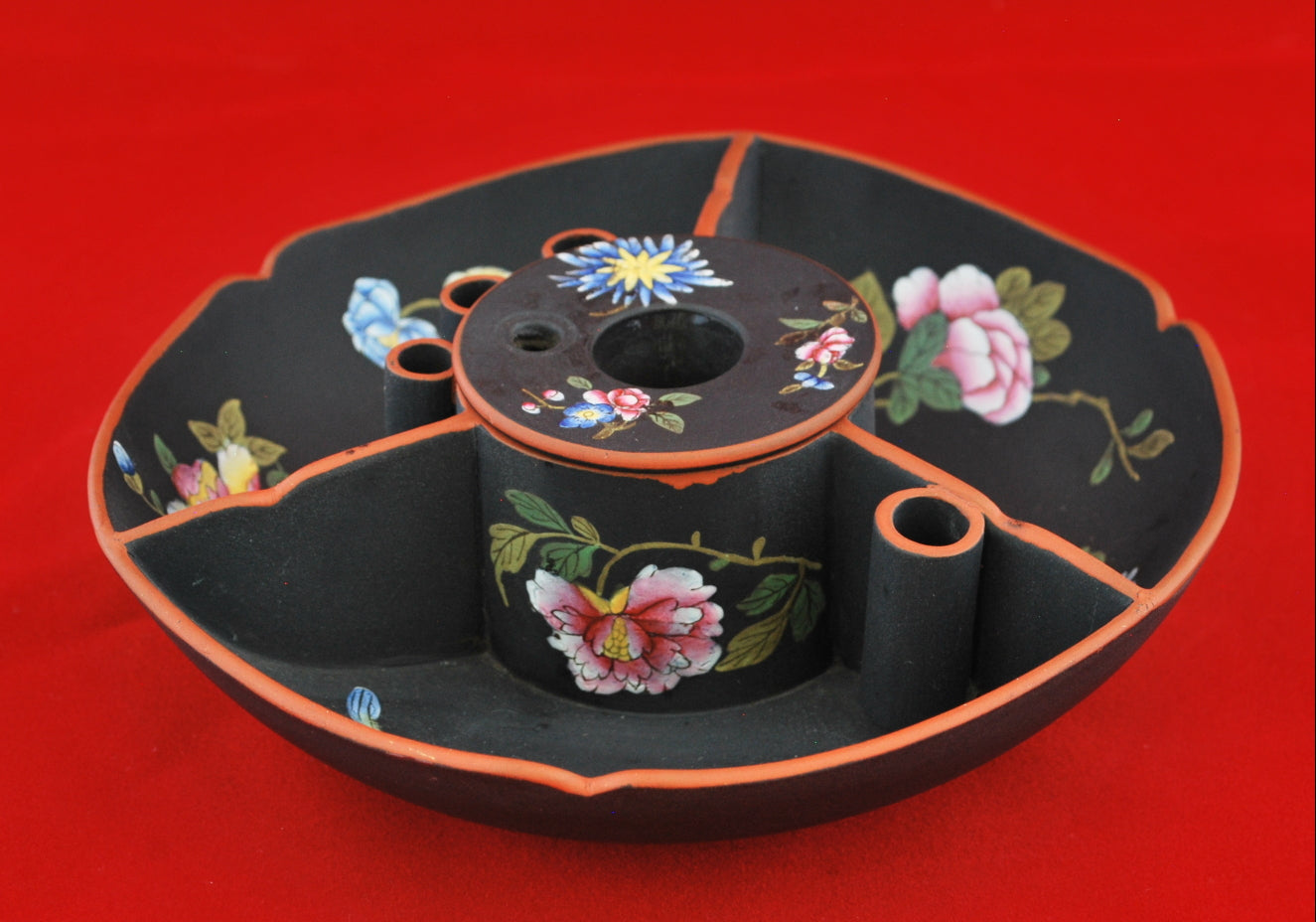 Inkstand, three comparments