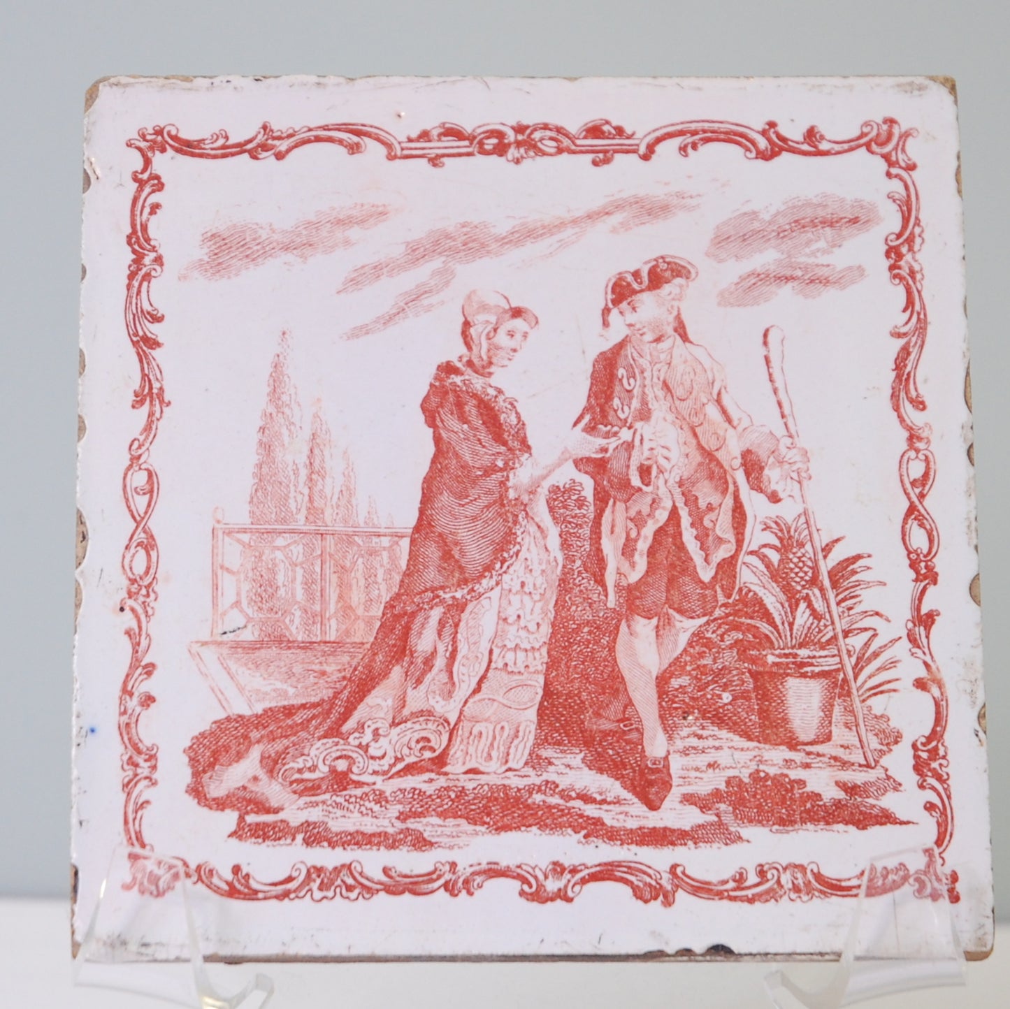 Printed Delftware Tile