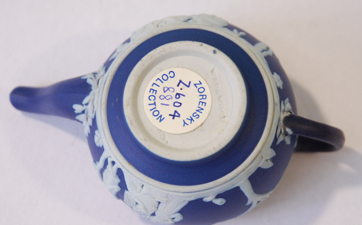 Miniature teawares: Teapot. Friendship consoling affliction