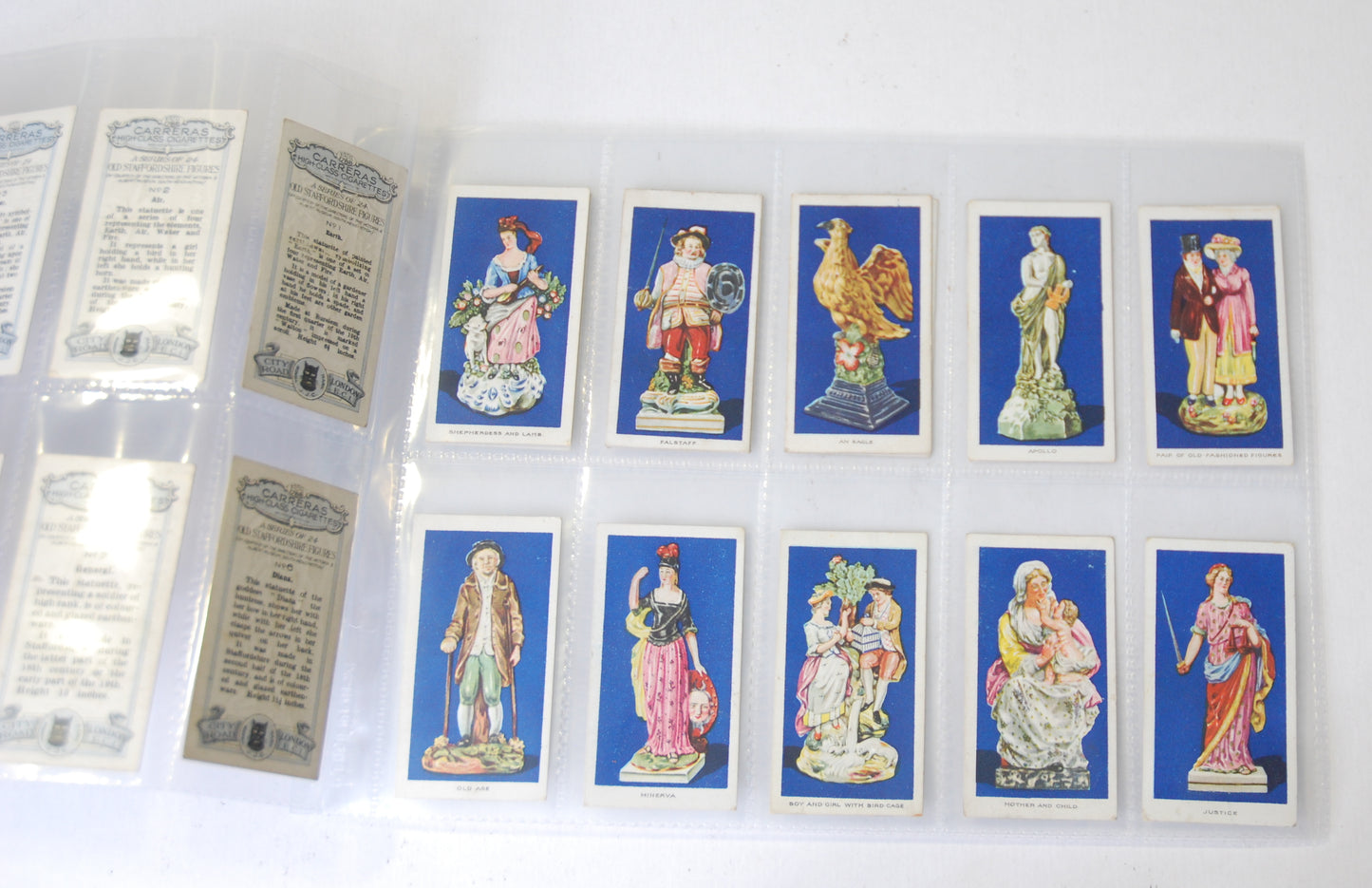 Cigarette Cards: Staffs Figures