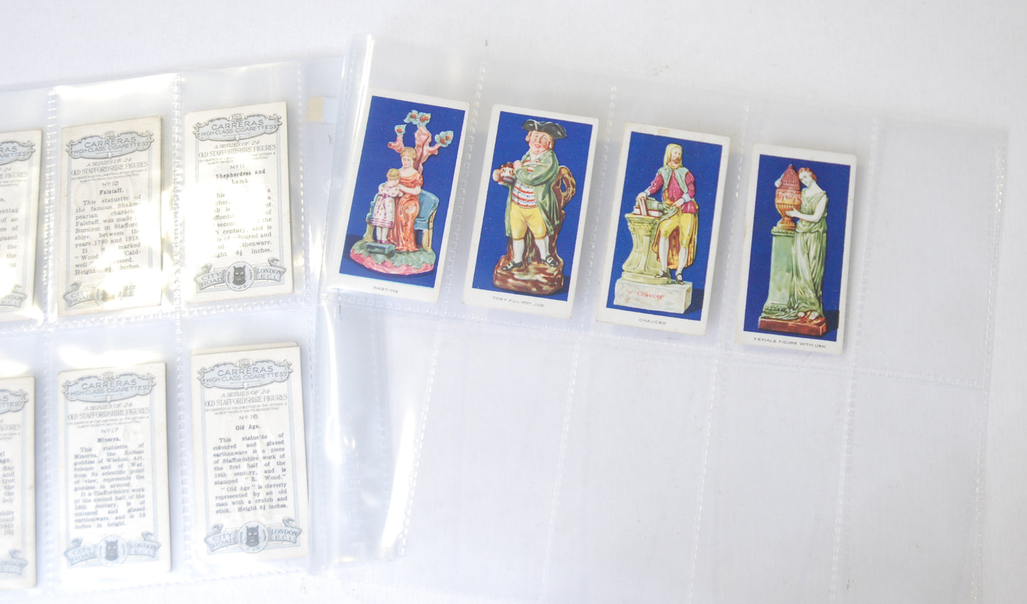 Cigarette Cards: Staffs Figures