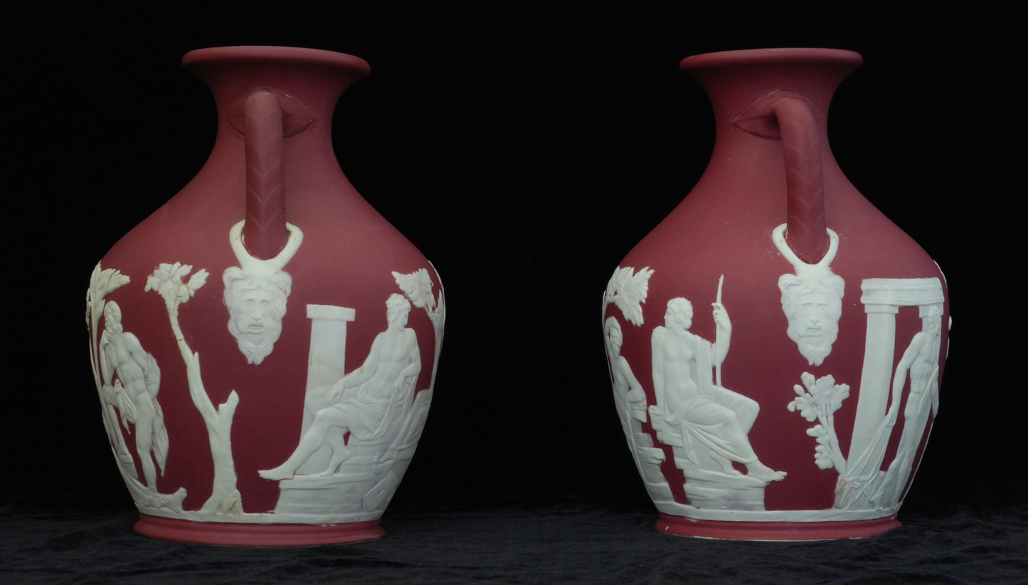 Pair Portland Vases