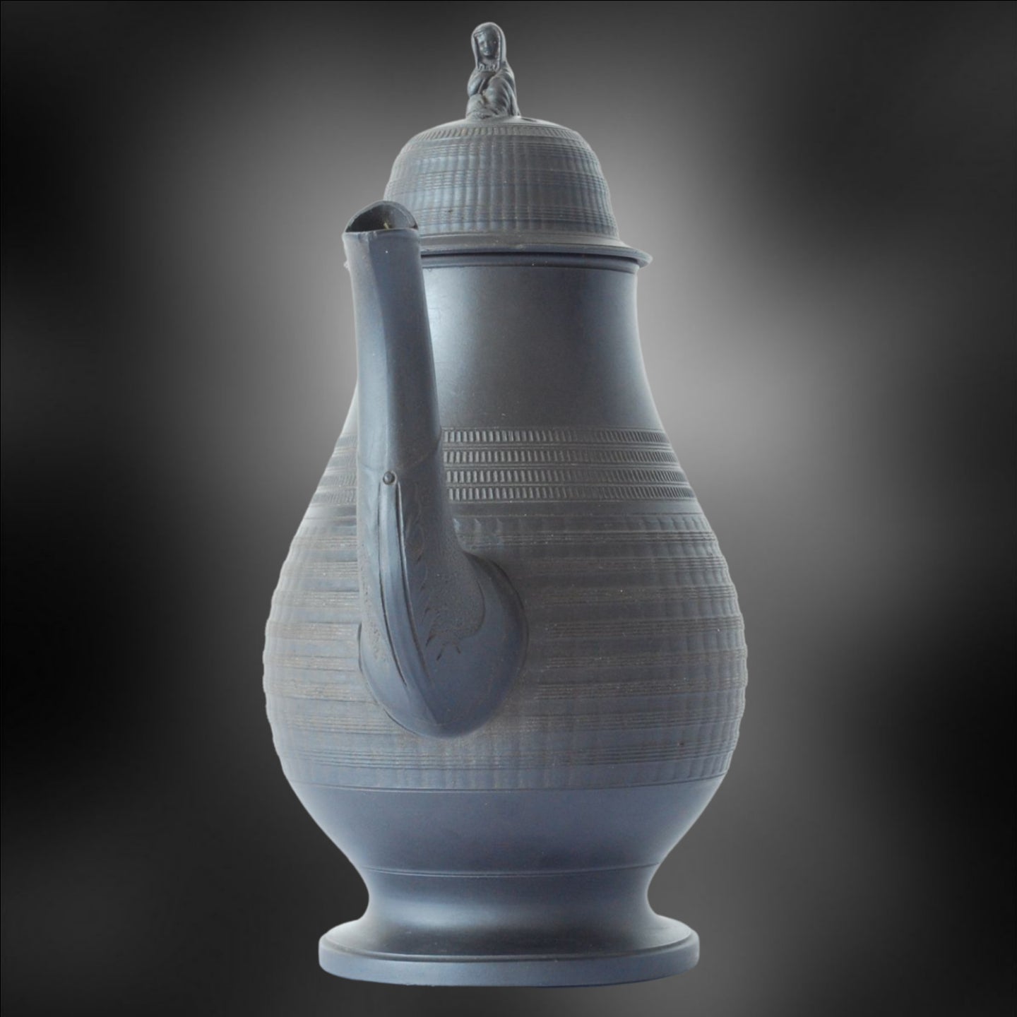 Coffee pot; Winter finial.