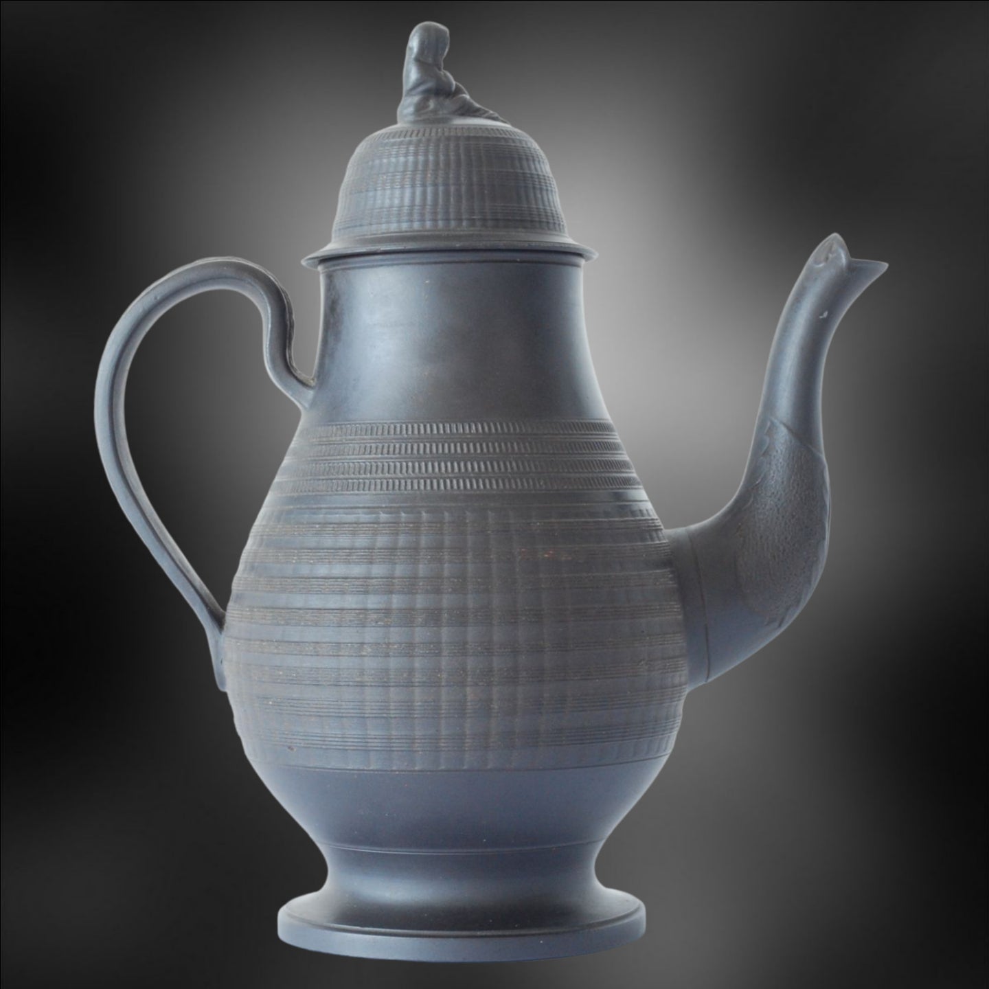 Coffee pot; Winter finial.