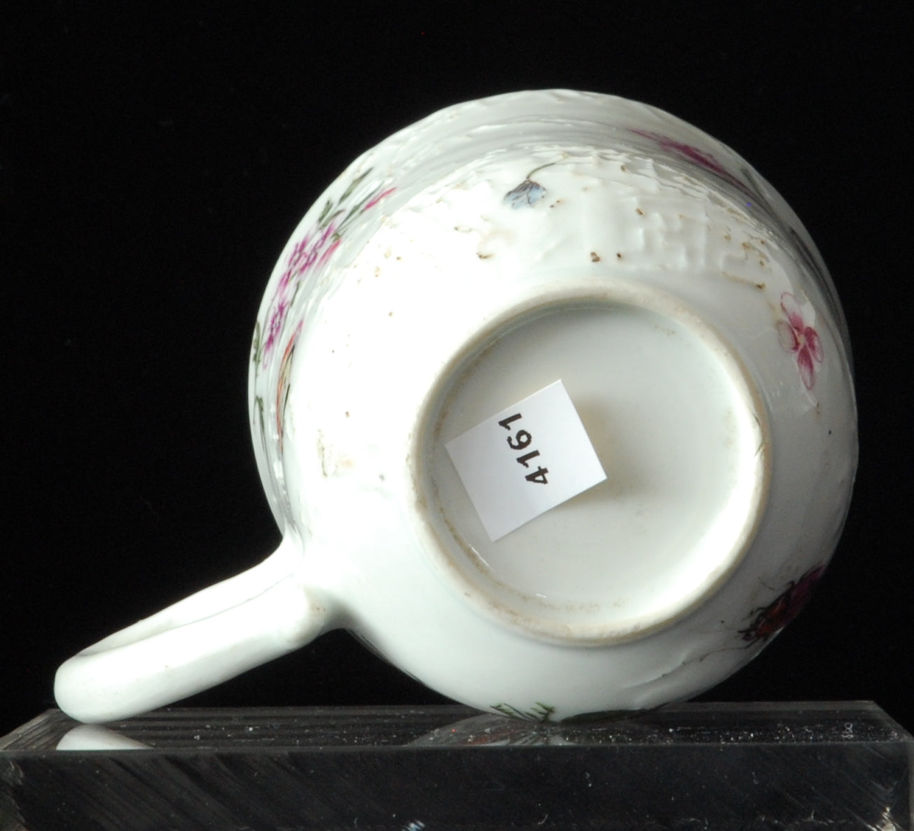 Coffee cup. Chinese, James Giles Decoration.