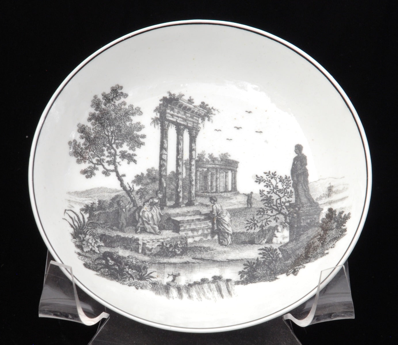 Cup & Saucer: Classical Ruins