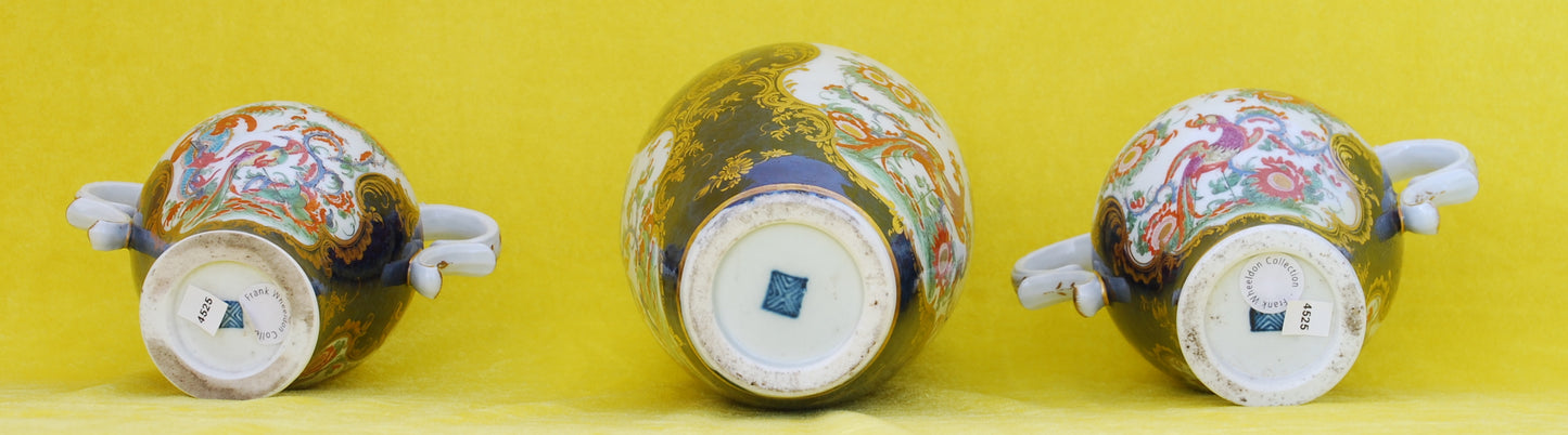 Covered vase: Jabberwocky Pattern