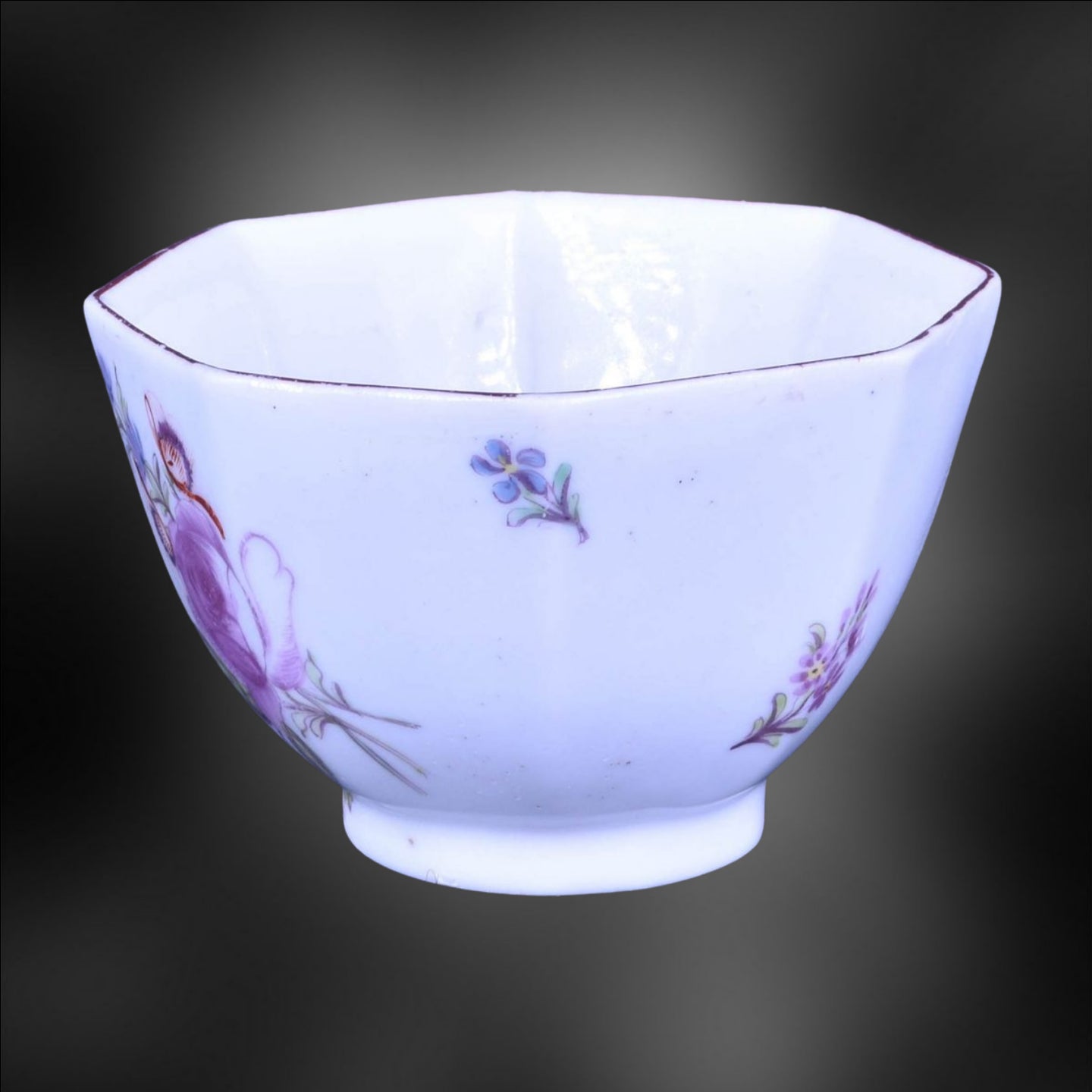 Tea Bowl & Saucer - Octagonal