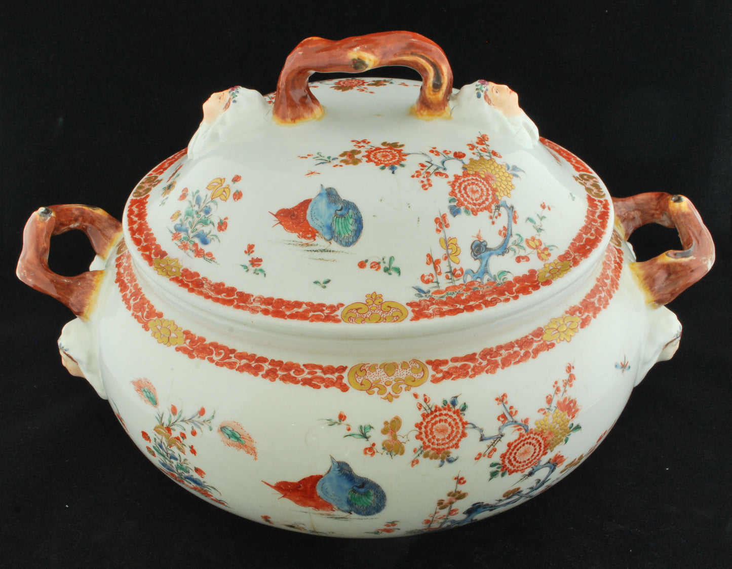 Soup Tureen, Two Quail