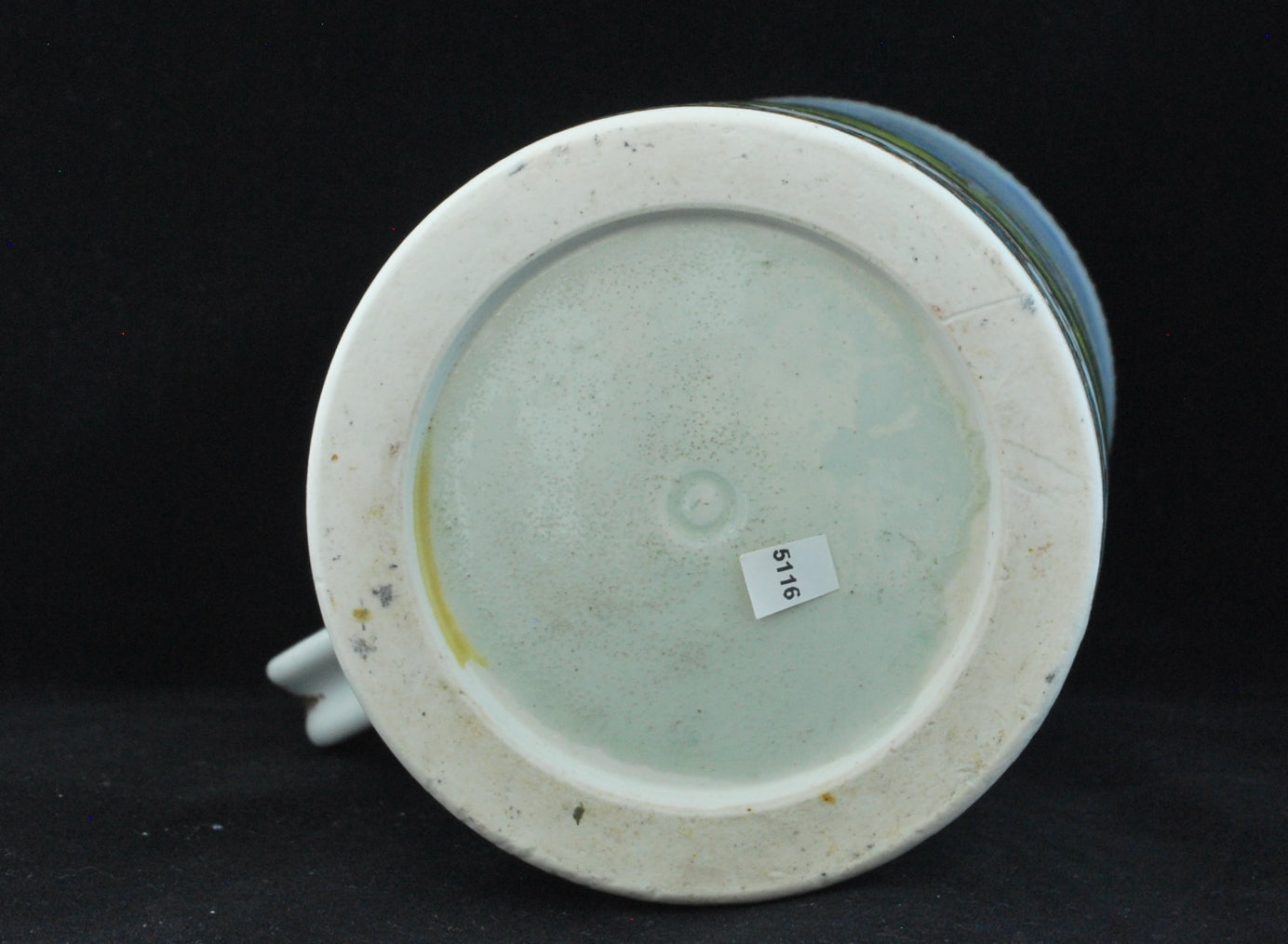 Tankard, landscape painted