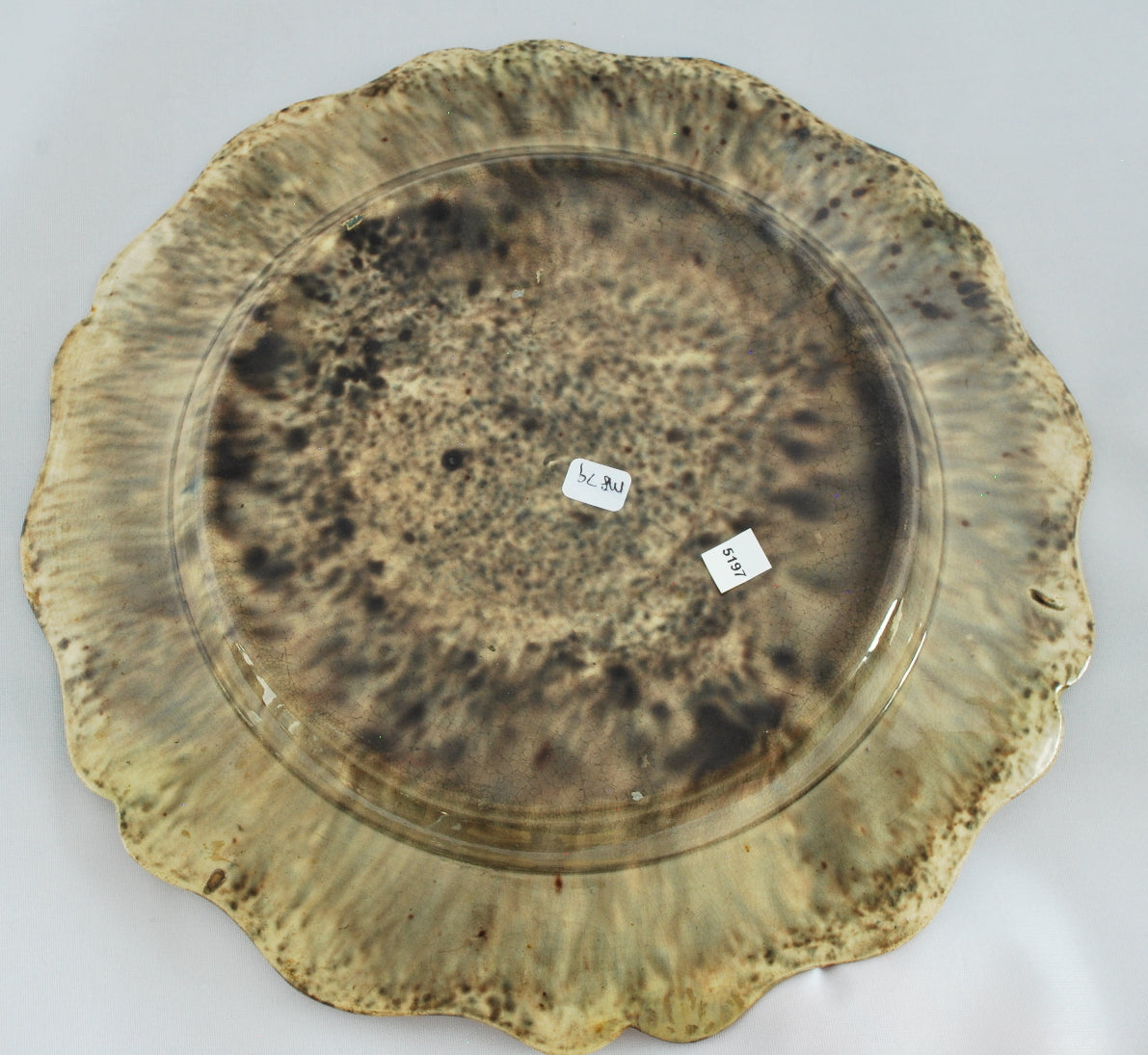 Dinner Plate, black tortoiseshell