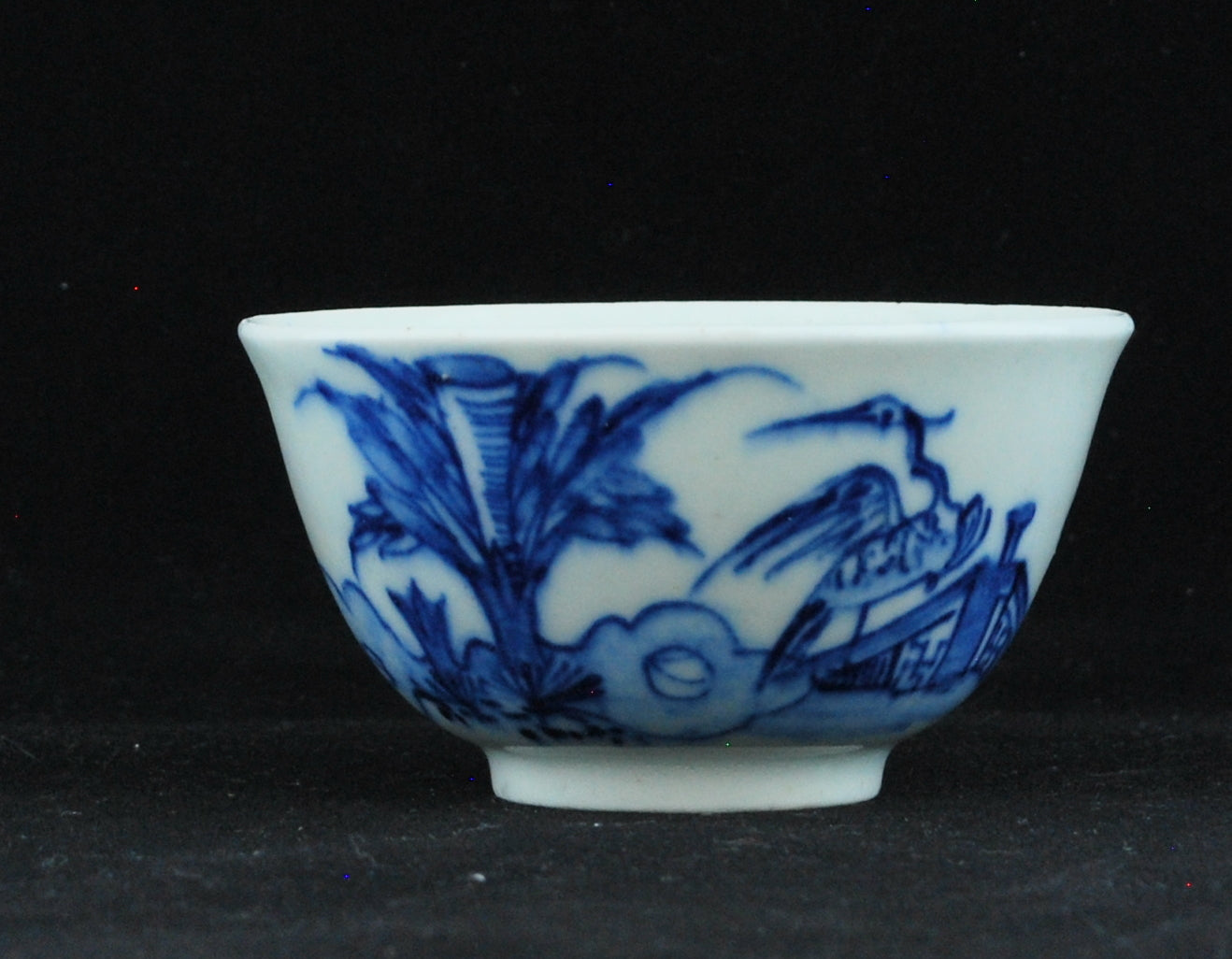 Tea Bowl and Saucer - Banana Tree, Stork