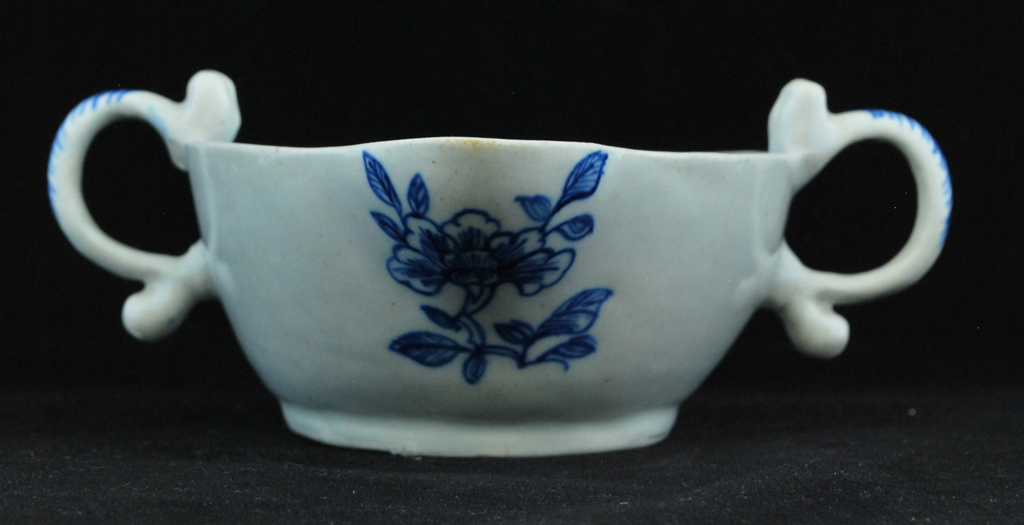 Sauce Boat, two handled, bird in branches