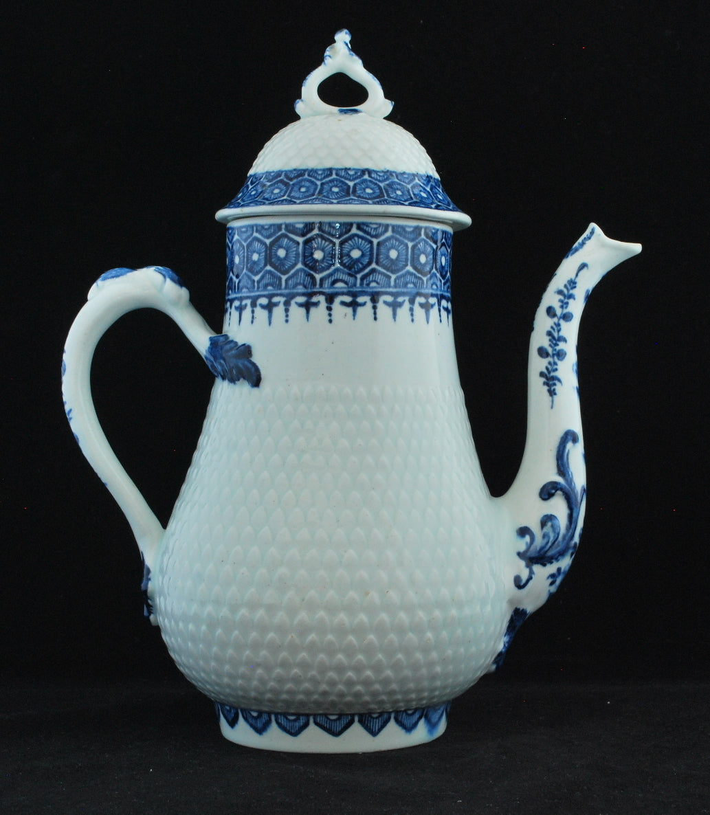 Coffee Pot, diamond pattern