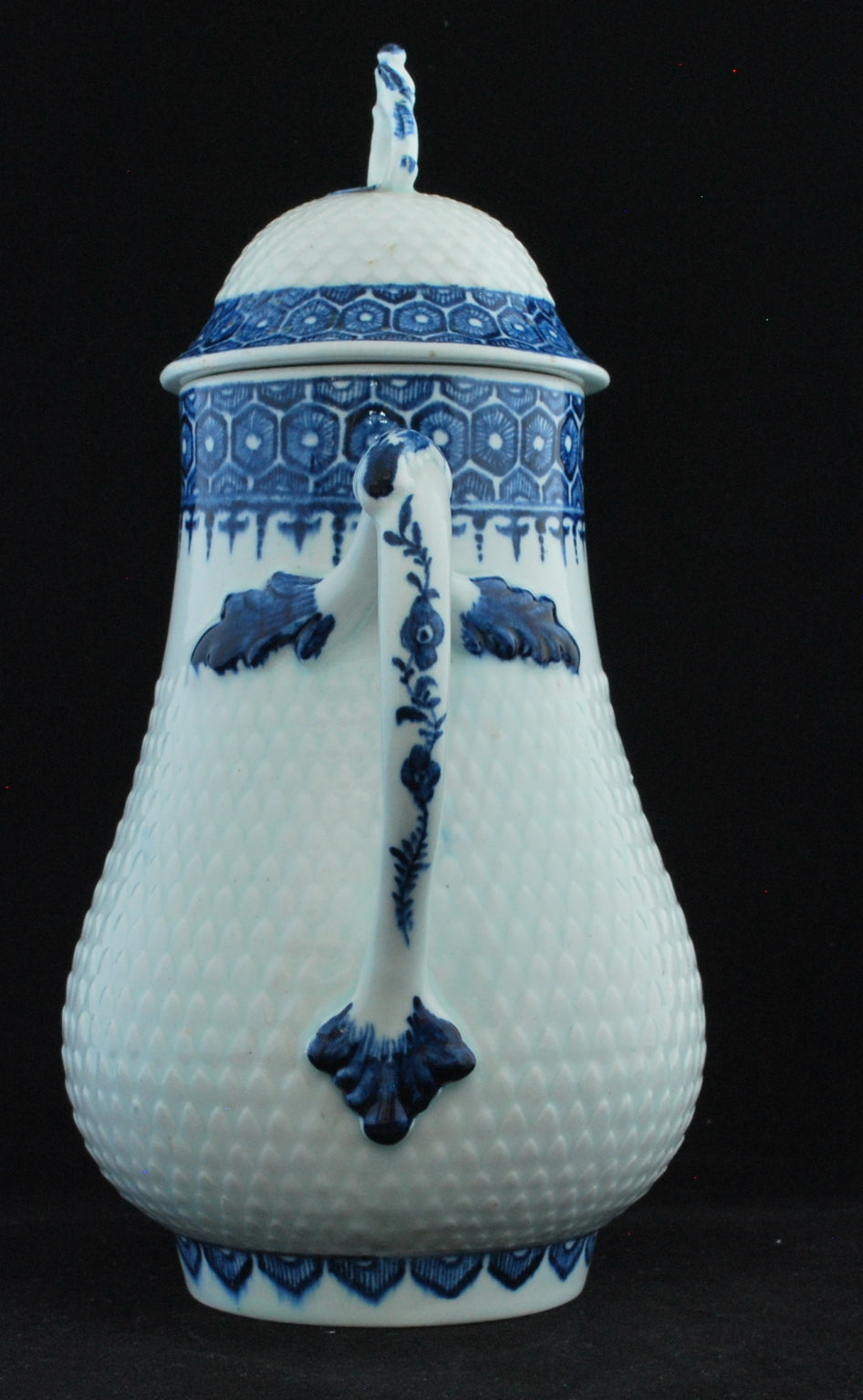 Coffee Pot, diamond pattern