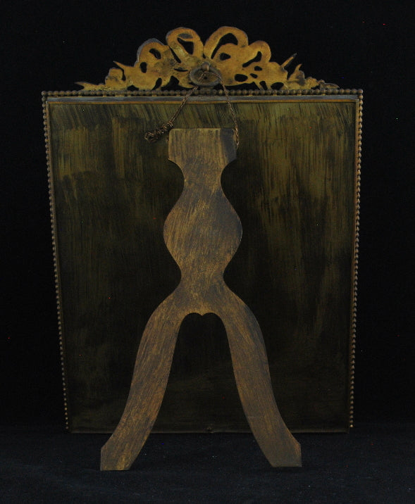 Large Portrait Miniature of a lady, possibly theatrical. L H Comine.