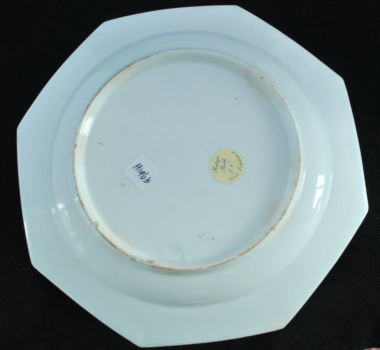 Botanical plate, Octagonal