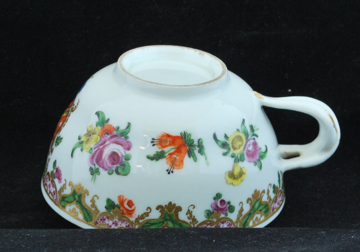 Armorial Tea Cup & Saucer, from the Ludlow service