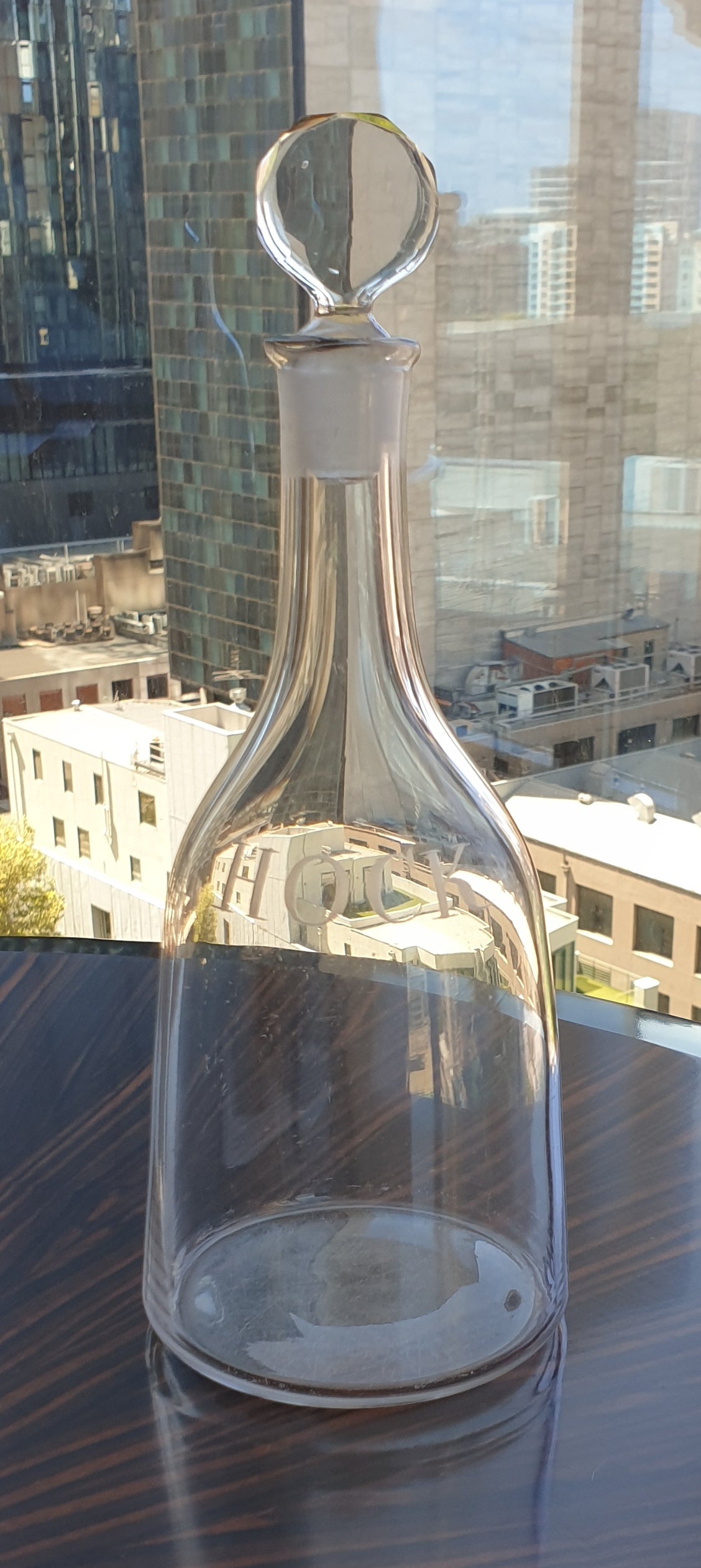 Georgian sugarloaf decanter, HOCK