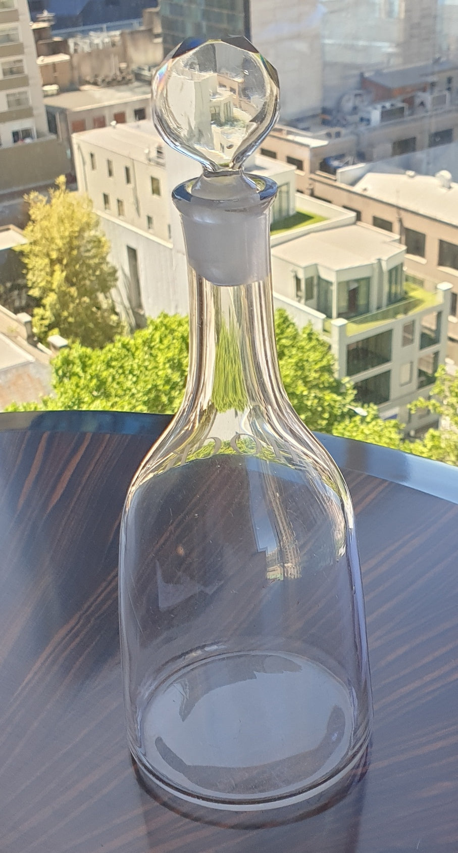 Georgian sugarloaf decanter, HOCK