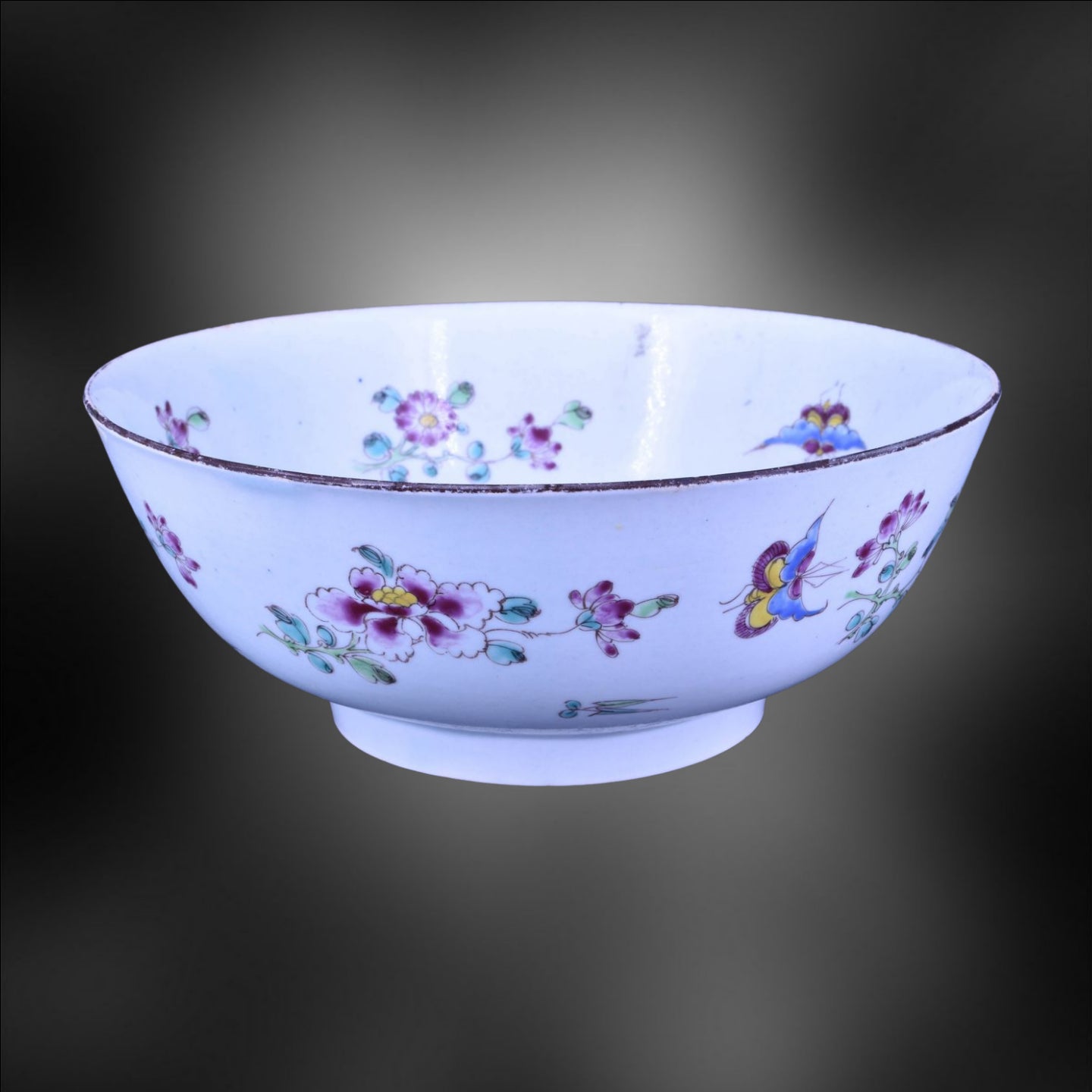 Famille Rose Slop Bowl