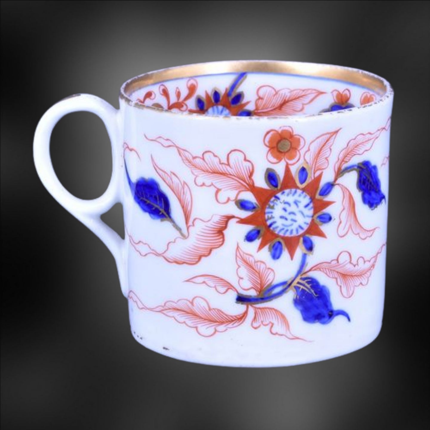 Coffee Can - Iron red & Cobalt blue
