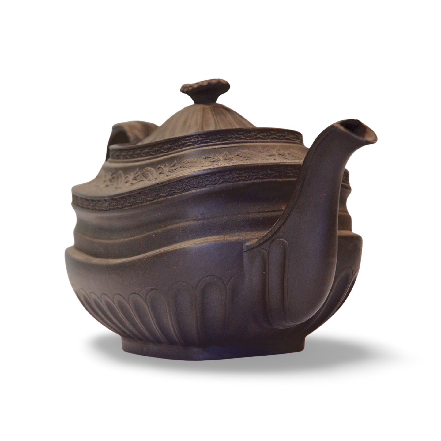 Teapot; silver shape