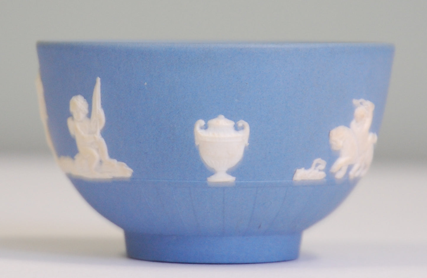 Tea bowl; Boys at Play; Engine turning