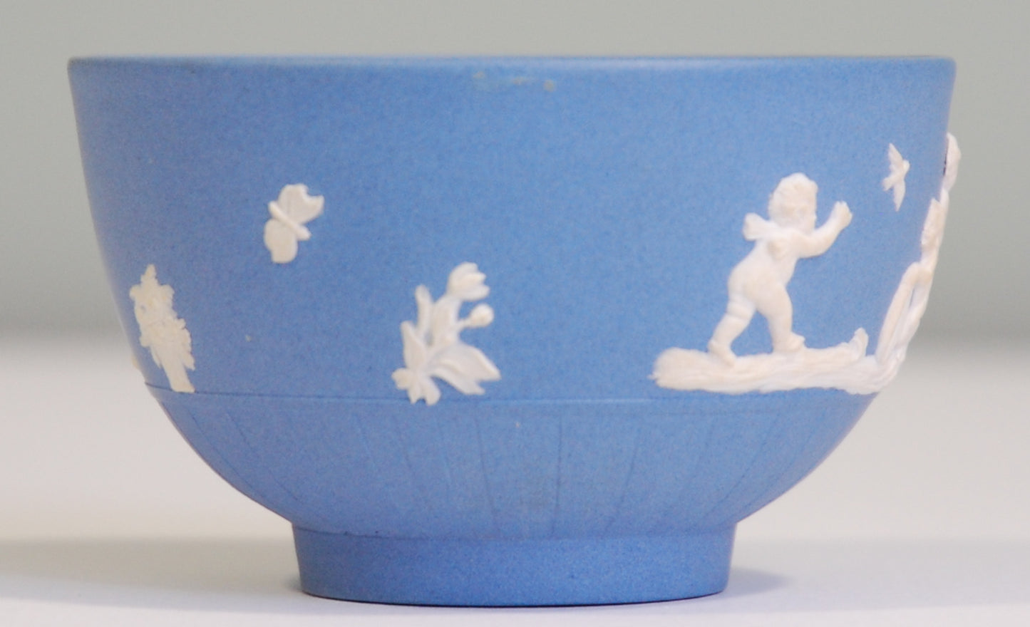 Tea bowl; Boys at Play; Engine turning