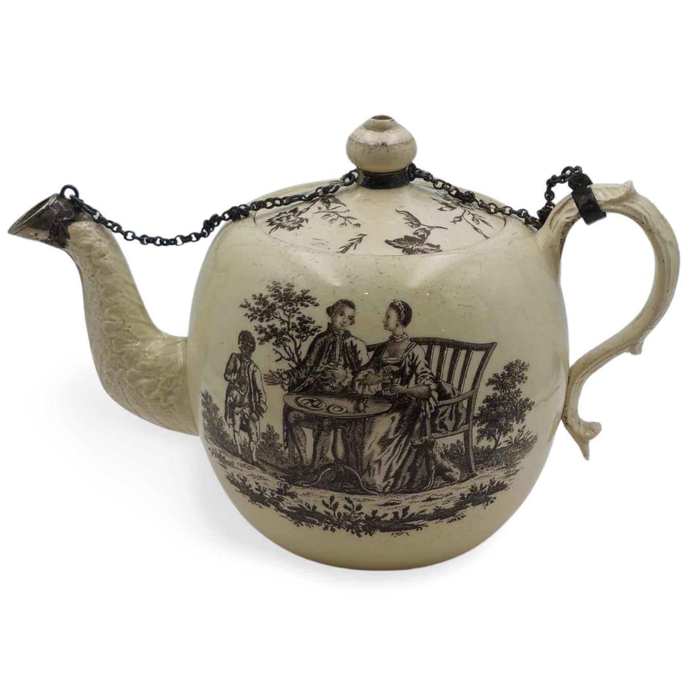 Teapot & tea caddy