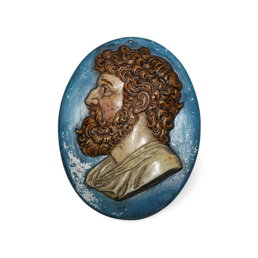 Cold painted medallion