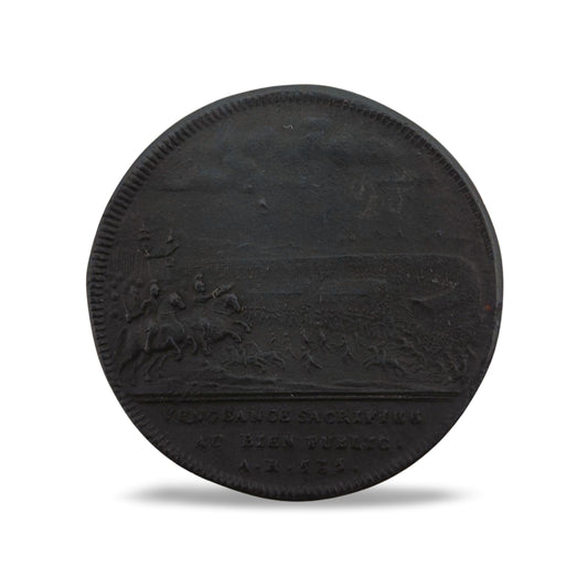 Dassier medal: obverse  VENGENCE SACRIFICE AU BIEN PUBLIC