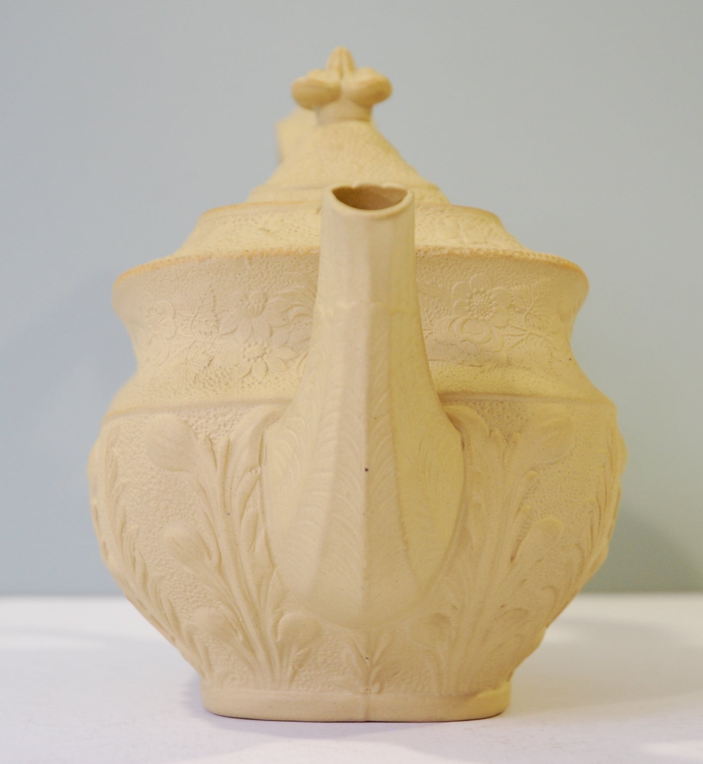 Caneware teapot