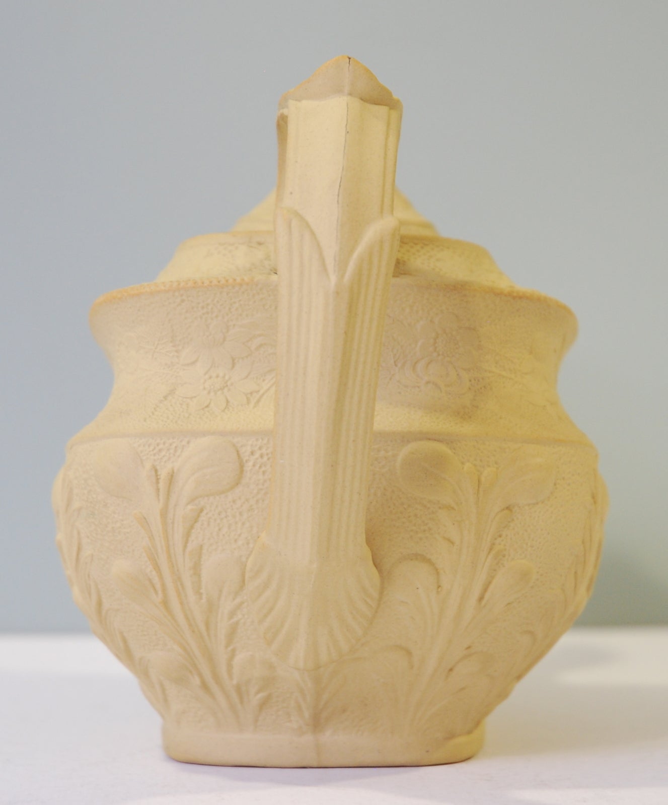 Caneware teapot
