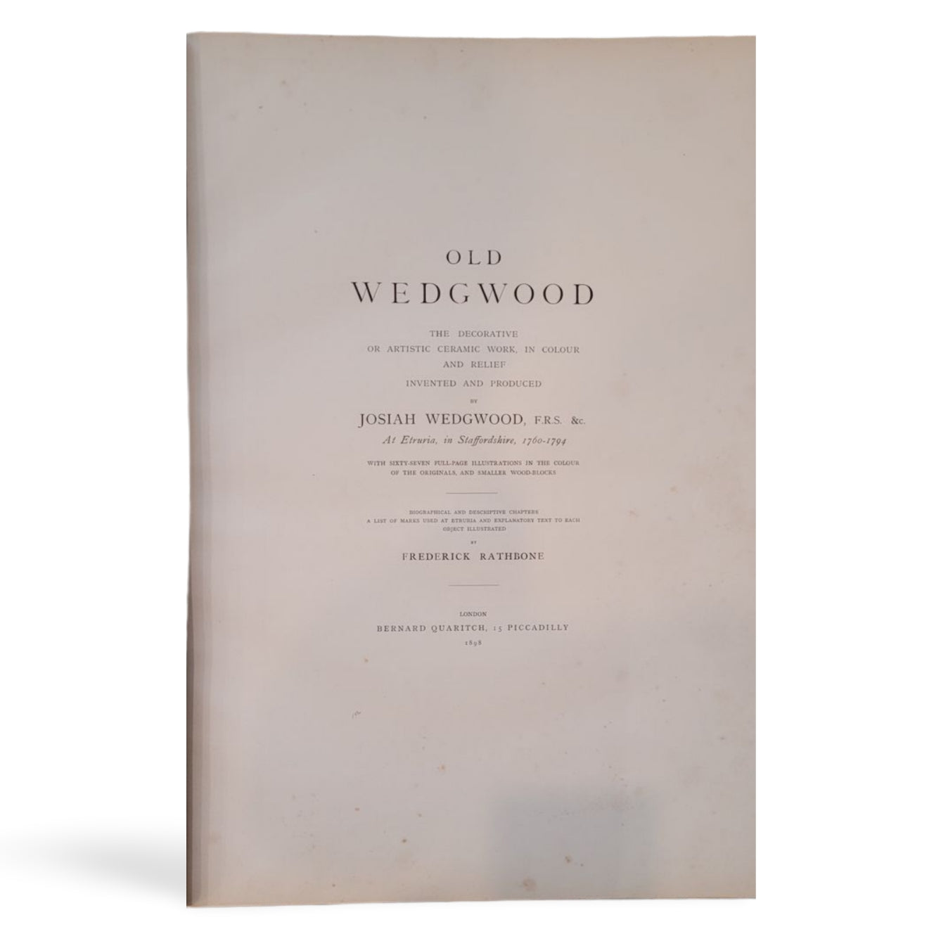 Rathbone's Old Wedgwood