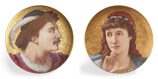 Pair Huge Roundels: Romeo & Juliet