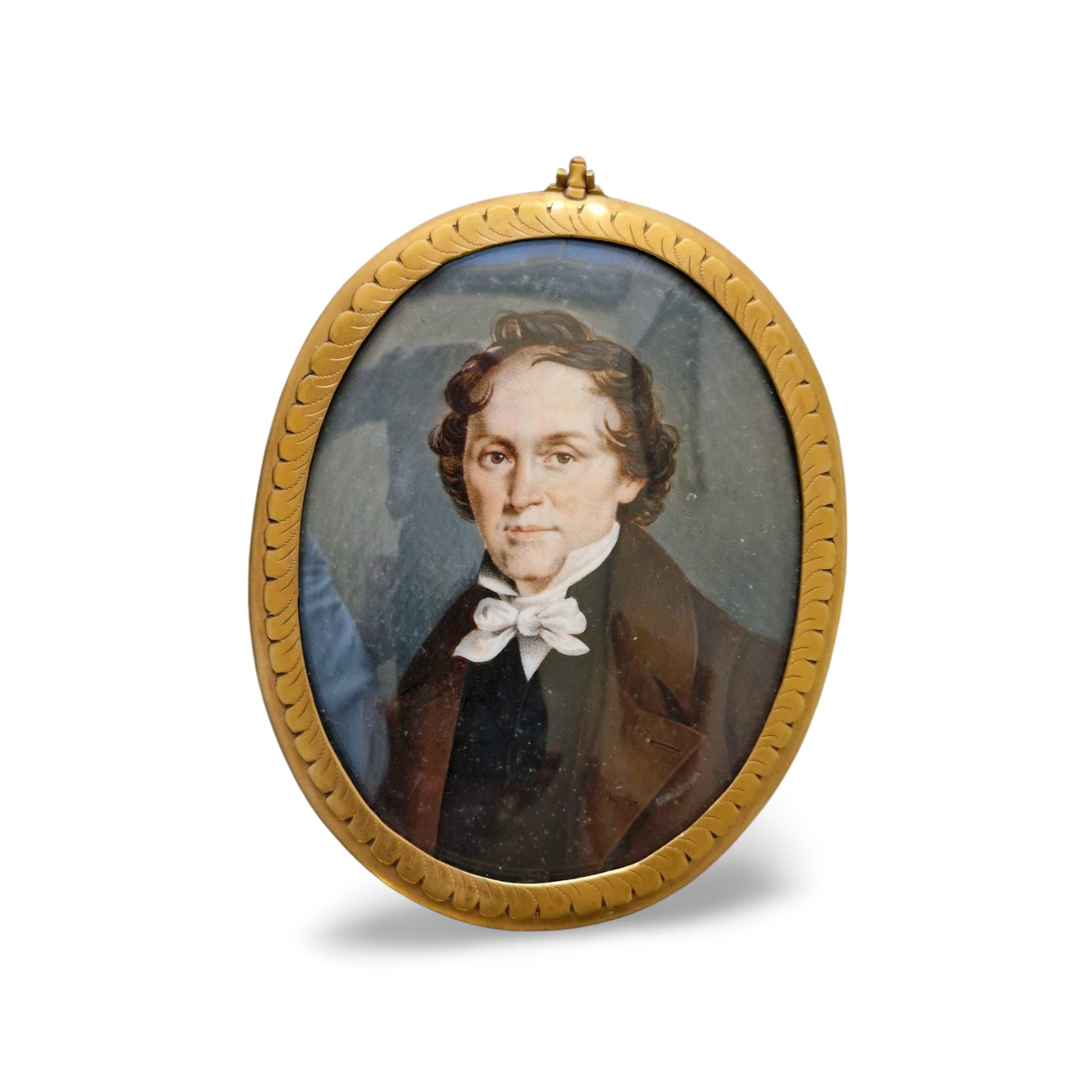 Portrait miniature of a mature gentleman