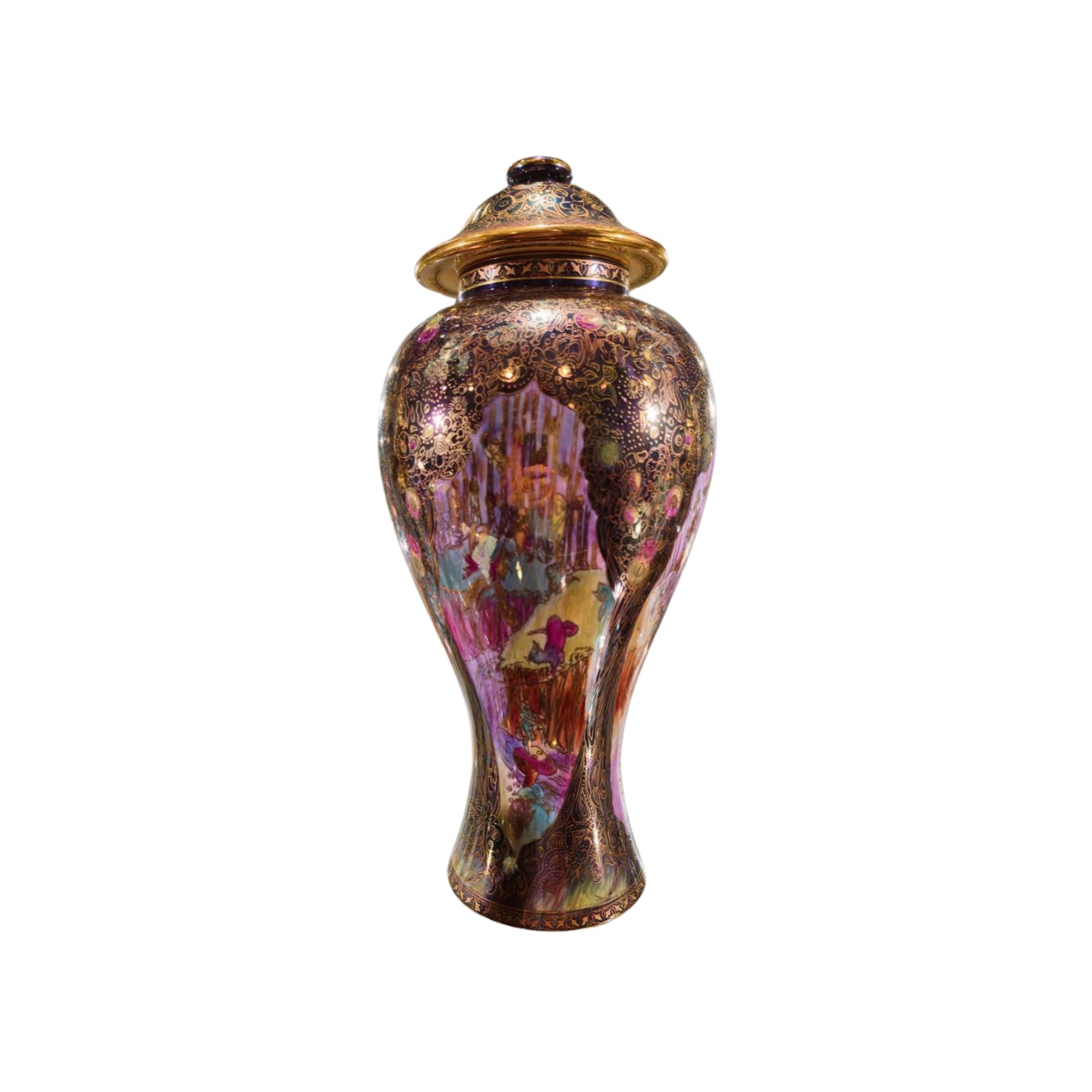Fairyland vase, baluster shape, Jewelled Tree