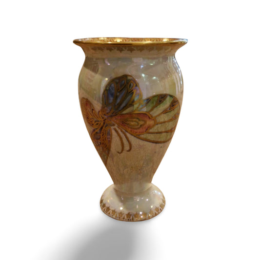 Butterfly Lustre vase